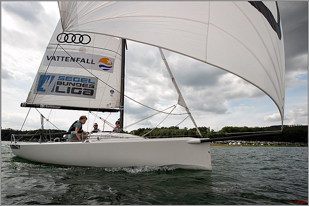 J70 - WOODLAND, 12.06.2021 Segelboot; Segeln; Woodland; Spinnaker; J70; Sorpesee; Sauerland